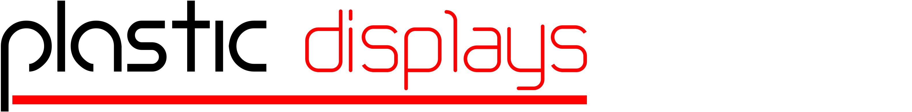 Plastic Displays for Professional Acrylic Fabricated Products