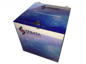 Fully branded Suggestion Boxes can be made to your size